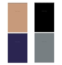 Блокнот БОЛЬШОЙ ФОРМАТ А4 198х297 мм, 80 л., гребень, подложка, клетка, BRAUBERG 