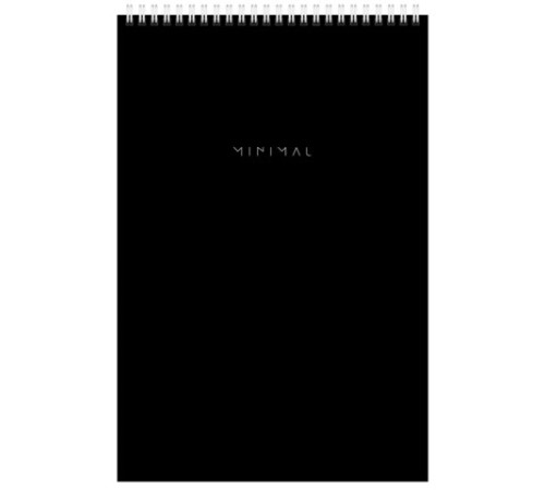 Блокнот БОЛЬШОЙ ФОРМАТ А4 198х297 мм, 80 л., гребень, подложка, клетка, BRAUBERG 