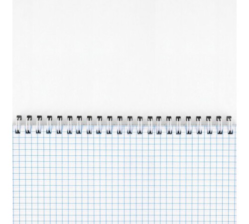 Блокнот БОЛЬШОЙ ФОРМАТ А4 198х297 мм, 80 л., гребень, подложка, клетка, BRAUBERG 