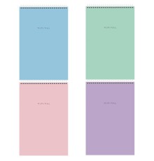 Блокнот БОЛЬШОЙ ФОРМАТ А4 198х297 мм, 80 л., гребень, подложка, клетка, BRAUBERG 