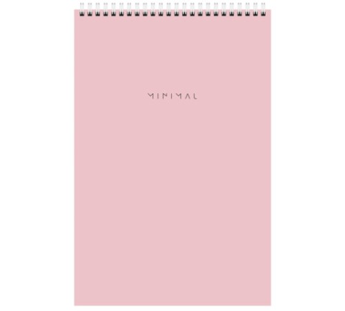 Блокнот БОЛЬШОЙ ФОРМАТ А4 198х297 мм, 80 л., гребень, подложка, клетка, BRAUBERG 