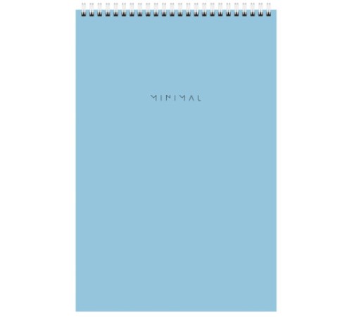 Блокнот БОЛЬШОЙ ФОРМАТ А4 198х297 мм, 80 л., гребень, подложка, клетка, BRAUBERG 