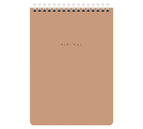 Блокнот А5 146х206 мм, 60 л., гребень, картон, жесткая подложка, клетка, BRAUBERG 