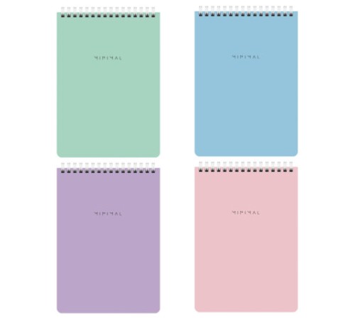 Блокнот А5 146х206 мм, 60 л., гребень, картон, жесткая подложка, клетка, BRAUBERG 