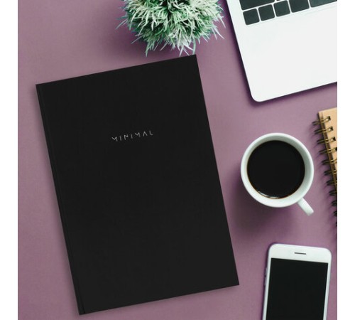 Блокнот БОЛЬШОЙ ФОРМАТ 200х290 мм, А4, 80 л., твердый, клетка, BRAUBERG 