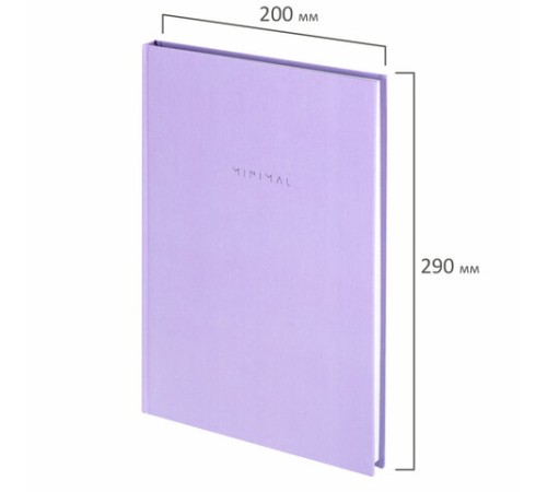 Блокнот БОЛЬШОЙ ФОРМАТ 200х290 мм, А4, 80 л., твердый, клетка, BRAUBERG 