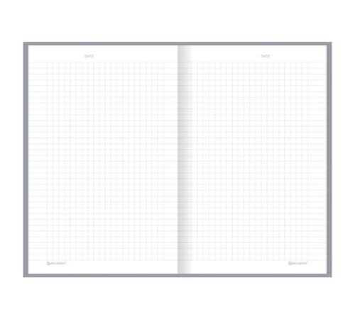 Блокнот А5 134х206 мм, 80 л., твёрдый, клетка, BRAUBERG 