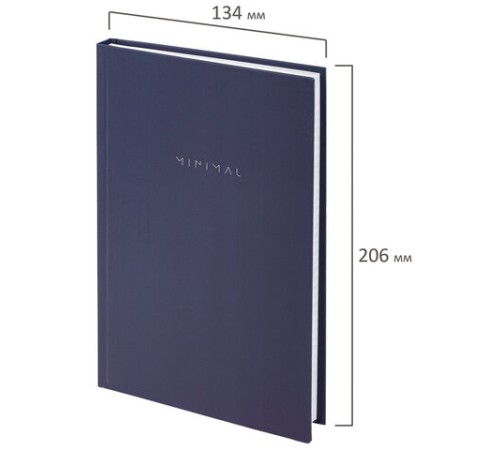 Блокнот А5 134х206 мм, 80 л., твёрдый, клетка, BRAUBERG 