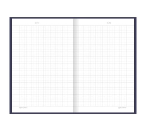 Блокнот А5 134х206 мм, 80 л., твёрдый, клетка, BRAUBERG 