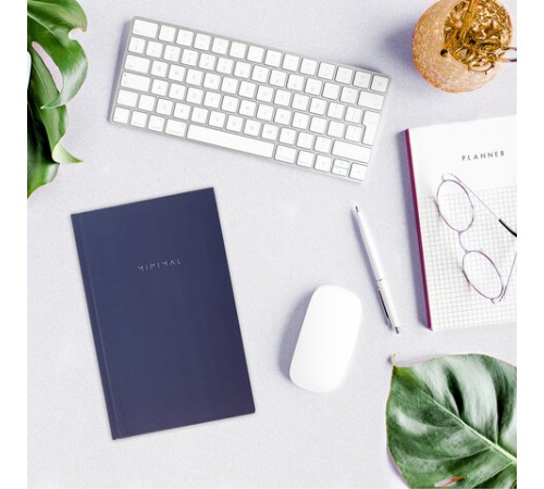 Блокнот А5 134х206 мм, 80 л., твёрдый, клетка, BRAUBERG 