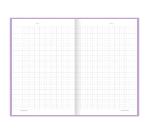 Блокнот А5 134х206 мм, 80 л., твёрдый, клетка, BRAUBERG 