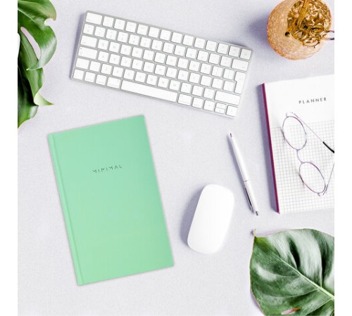 Блокнот А5 134х206 мм, 80 л., твёрдый, клетка, BRAUBERG 