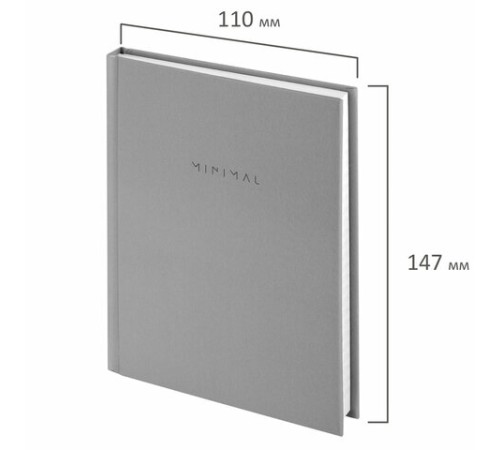 Блокнот МАЛЫЙ ФОРМАТ 110х147 мм, А6, 80 л., твердый, клетка, BRAUBERG 