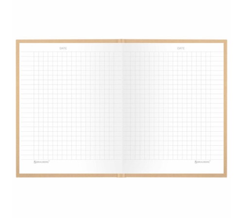 Блокнот МАЛЫЙ ФОРМАТ 110х147 мм, А6, 80 л., твердый, клетка, BRAUBERG 