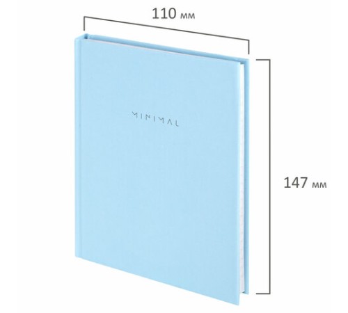 Блокнот МАЛЫЙ ФОРМАТ 110х147 мм, А6, 80 л., твердый, клетка, BRAUBERG 