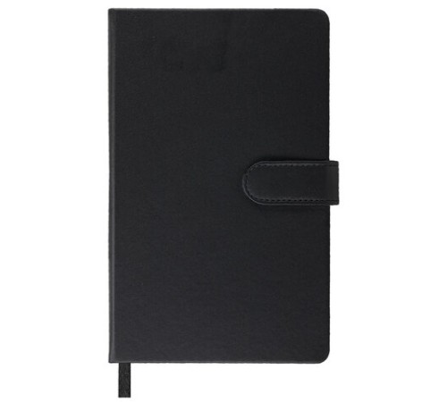 Скетчбук, белая бумага 140 г/м2 130х210 мм, 80 л., КОЖЗАМ, застежка, BRAUBERG ART CLASSIC, черный, 116461