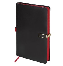 Скетчбук, слоновая кость 140 г/м2 130х210 мм, 80 л., КОЖЗАМ, застежка металл, BRAUBERG ART CLASSIC, 