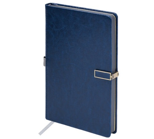 Скетчбук, слоновая кость 140 г/м2 130х210 мм, 80 л., КОЖЗАМ, застежка металл, BRAUBERG ART CLASSIC, 