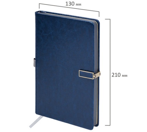 Скетчбук, слоновая кость 140 г/м2 130х210 мм, 80 л., КОЖЗАМ, застежка металл, BRAUBERG ART CLASSIC, 