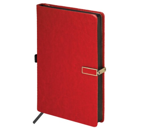 Скетчбук, слоновая кость 140 г/м2 130х210 мм, 80 л., КОЖЗАМ, застежка металл, BRAUBERG ART CLASSIC, 