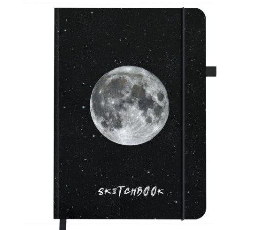 Скетчбук, слоновая кость 140 г/м2, 130х210 мм, 80 л., софт-тач, резинка, BRAUBERG ART CLASSIC, 