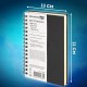Скетчбук, слоновая кость 140 г/м2 130х210 мм, 80 л., КОЖЗАМ, гребень, BRAUBERG ART CLASSIC, черный, 116475