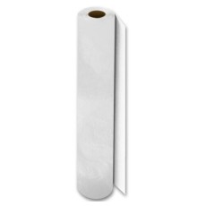 Цветная бумага ТИШЬЮ 17 г/м2, 50 см х 60 м, в рулоне со втулкой, белая, ЗОЛОТАЯ СКАЗКА, 116502