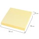 Блок самоклеящийся (стикеры) STAFF STANDARD, ПАСТЕЛЬНЫЙ 76х76 мм, желтый, 100 листов, 116573