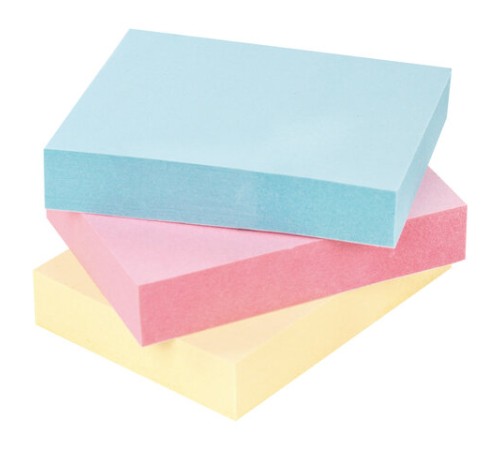 Блоки самоклеящиеся (стикеры) STAFF STANDARD, 38х51 мм, 3 цвета, 100 листов, НАБОР 12 штук, 116587