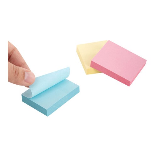 Блоки самоклеящиеся (стикеры) STAFF STANDARD, 38х51 мм, 3 цвета, 100 листов, НАБОР 12 штук, 116587