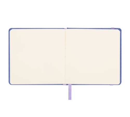 Скетчбук, слоновая кость 140 г/м2 120х120 мм, 80 л., КОЖЗАМ, резинка, BRAUBERG ART CLASSIC, пастель сиреневый, 116877