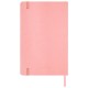 Скетчбук, слоновая кость 140 г/м2 130х210 мм, 80 л., КОЖЗАМ, резинка, BRAUBERG ART CLASSIC, пастель розовый, 116878