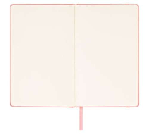Скетчбук, слоновая кость 140 г/м2 130х210 мм, 80 л., КОЖЗАМ, резинка, BRAUBERG ART CLASSIC, пастель розовый, 116878