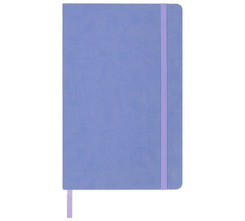 Скетчбук, слоновая кость 140 г/м2 130х210 мм, 80 л., КОЖЗАМ, резинка, BRAUBERG ART CLASSIC, пастель сиреневый, 116879