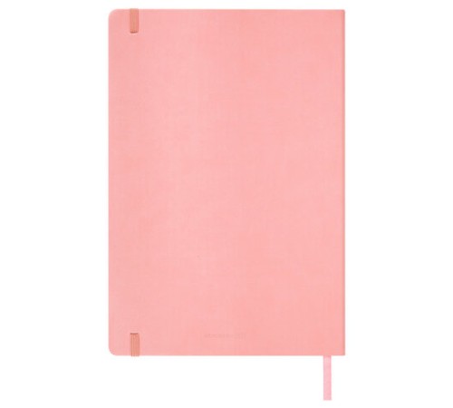 Скетчбук, слоновая кость 140 г/м2 210х297 мм, 80 л., КОЖЗАМ, резинка, BRAUBERG ART CLASSIC, пастель розовый, 116882