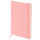 Скетчбук, слоновая кость 140 г/м2 210х297 мм, 80 л., КОЖЗАМ, резинка, BRAUBERG ART CLASSIC, пастель розовый, 116882