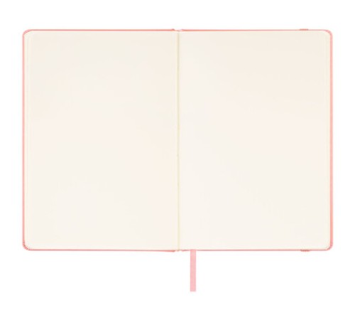 Скетчбук, слоновая кость 140 г/м2 210х297 мм, 80 л., КОЖЗАМ, резинка, BRAUBERG ART CLASSIC, пастель розовый, 116882