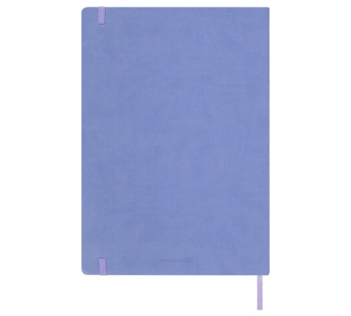 Скетчбук, слоновая кость 140 г/м2 210х297 мм, 80 л., КОЖЗАМ, резинка, BRAUBERG ART CLASSIC, пастель сиреневый, 116883