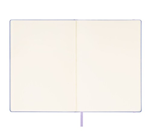 Скетчбук, слоновая кость 140 г/м2 210х297 мм, 80 л., КОЖЗАМ, резинка, BRAUBERG ART CLASSIC, пастель сиреневый, 116883