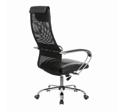Кресло офисное BRABIX PREMIUM "Stalker EX-608 CH", хром, ткань-сетка/кожзам, черное, 532091 Кресло офисное BRABIX PREMIUM "Stalker EX-608 CH", хром, ткань-сетка/кожзам, черное, 532091