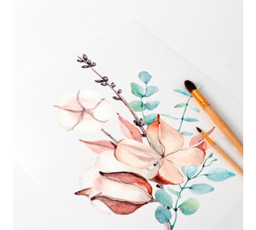 Бумага для акварели А3 40 л., 200 г/м2 ГОЗНАК СПб, в коробке, BRAUBERG ART CLASSIC, 