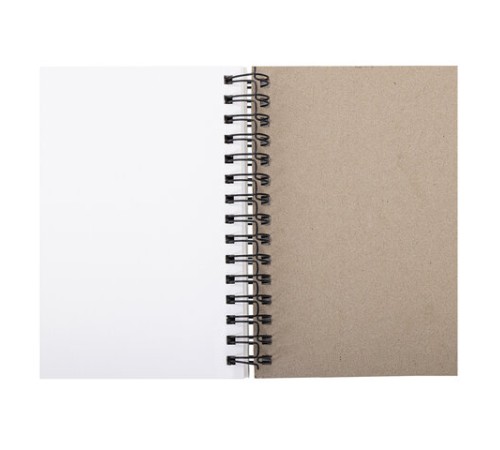 Скетчбук для смешанных техник MixMedia, 200 г/м2, 130х210 мм, 60 л., твердая обложка, гребень, BRAUBERG ART CLASSIC, 116967