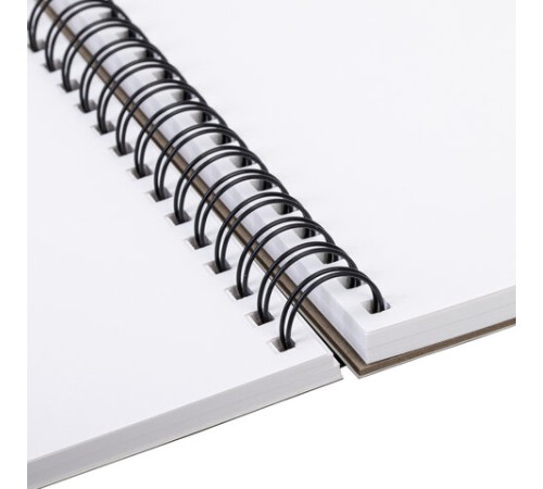 Скетчбук для смешанных техник MixMedia, 200 г/м2, 130х210 мм, 60 л., твердая обложка, гребень, BRAUBERG ART CLASSIC, 116967