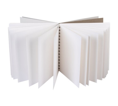 Скетчбук для смешанных техник MixMedia, 200 г/м2, 200х200 мм, 60 л., твердая обложка, гребень, BRAUBERG ART CLASSIC, 116968