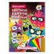 Картон цветной А4 МЕЛОВАННЫЙ ВОЛШЕБНЫЙ 10 листов, 10 цветов, кросс-серия 