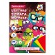 Цветная бумага А4 офсетная, 16 листов, 8 цветов, на скобе, кросс-серия 