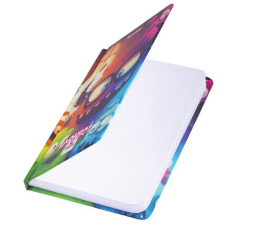 Блокнот с резинкой в клетку 96 л., МАЛЫЙ ФОРМАТ А6, 109х148 мм, BRAUBERG, кросс-серия 