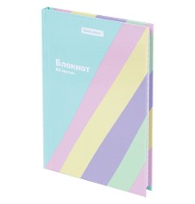 Блокнот МАЛЫЙ ФОРМАТ 110х147 мм, А6, 80 л., твёрдый, клетка, BRAUBERG кросс-серия PASTEL, 117017