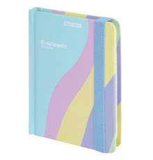 Блокнот с резинкой в клетку 96 л., МАЛЫЙ ФОРМАТ А6, 109х148 мм, BRAUBERG, кросс-серия 