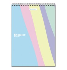 Блокнот БОЛЬШОЙ ФОРМАТ А4, 200х290 мм, 80 л., гребень, подложка, клетка, кросс-серия 